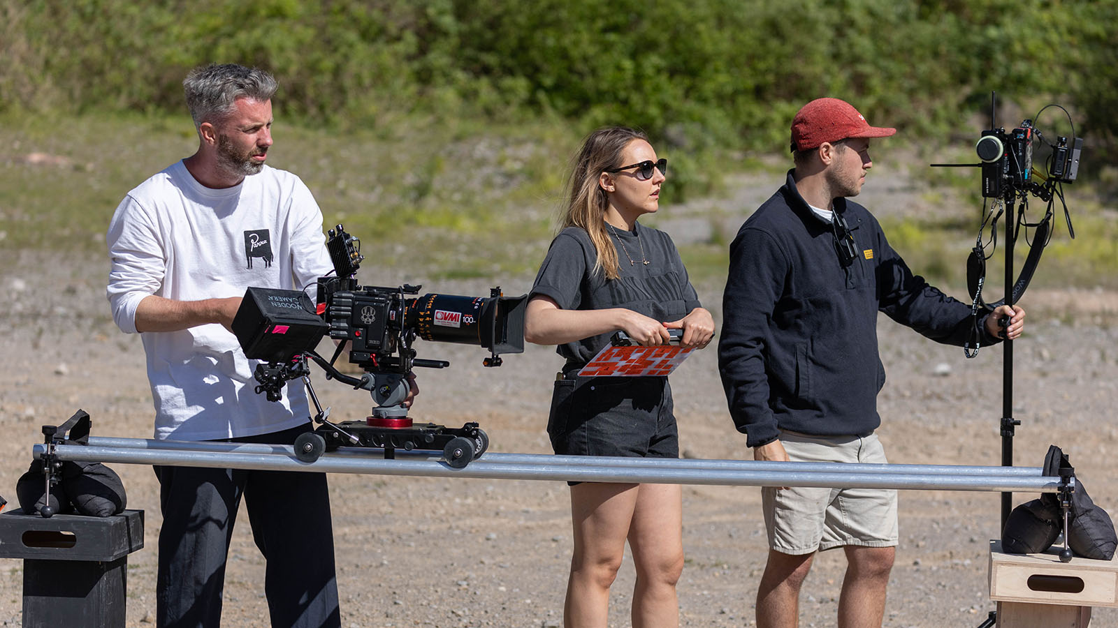 Video production still from IDLES